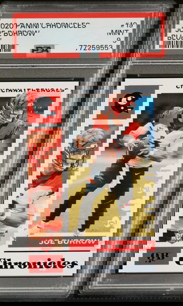 2020 Chronicles #19 Joe Burrow PSA 9