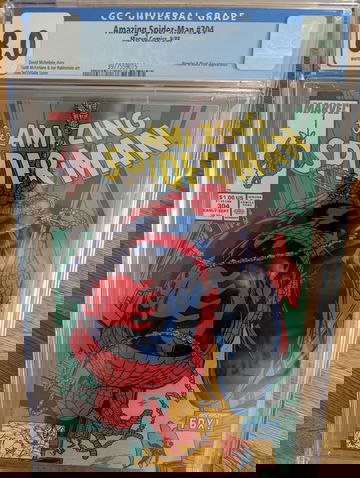1988 Marvel Amazing Spider-Man #304 CGC 8.0 Todd McFarlane Cover & Art