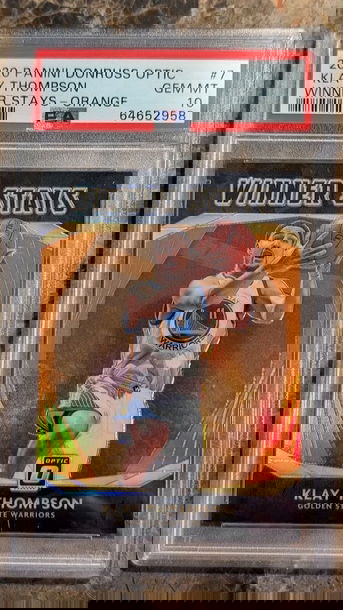 2020 Panini Donruss Optic Winner Stays Klay Thompson #7 PSA 10