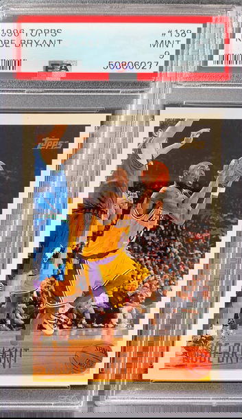 1996 Topps Kobe Bryant #138 PSA 9