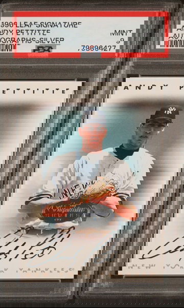 POP 1, none higher - 1996 Leaf Signatures Autographs SILVER PSA 9