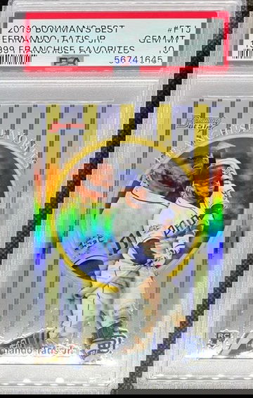 PSA 10 Bowman’s Best Fernando Tatis Jr. 1999 Franchise Favorites #FTJ