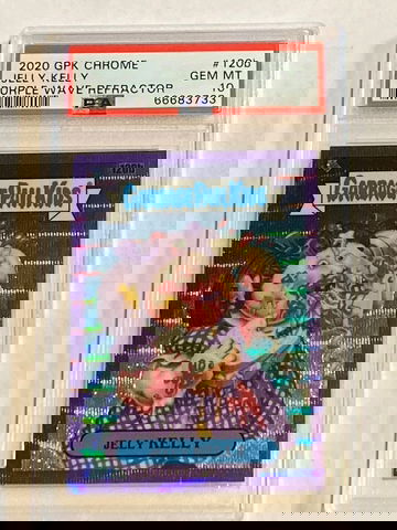 2020 GPK CHROME JELLY KELLY PURPLE WAVE REFRACTOR 115/250