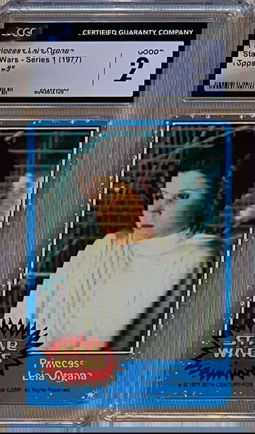 1977 Topps Star Wars Series One #5 Princess Leia CGC 2