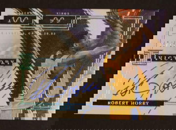 2021 Panini Impeccable #IV-RHY Robert Horry Victory Auto /25