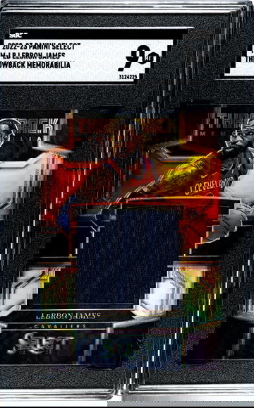 2022-23 Lebron James Select Throwback Memorabilia - Game Worn Patch