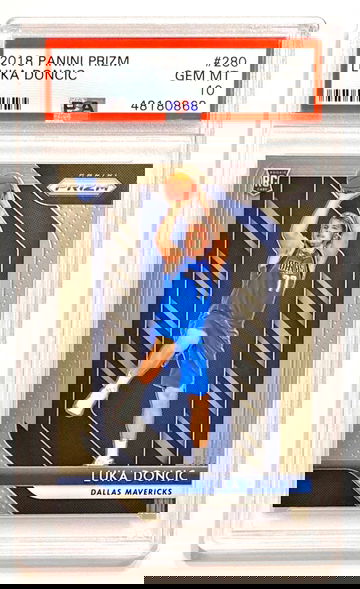 2018-19 Panini Prizm Luka Doncic #280 Rookie PSA 10 Gem Mint