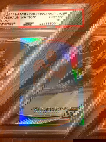 2017 Donruss Optic DeShaun Watson Holo PSA 10
