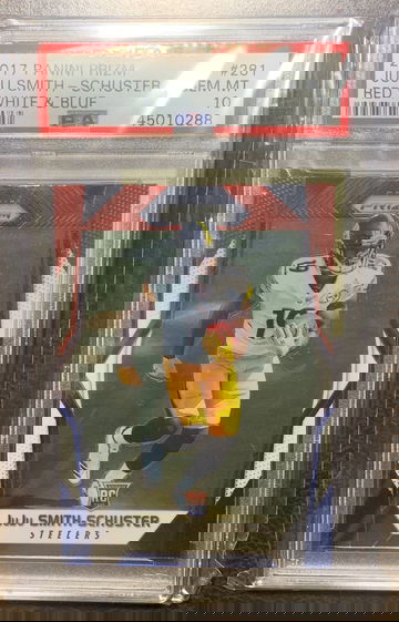 2017 Ju Ju Smith Schuster RWB Prizm Rookie PSA 10 Steelers Low Pop