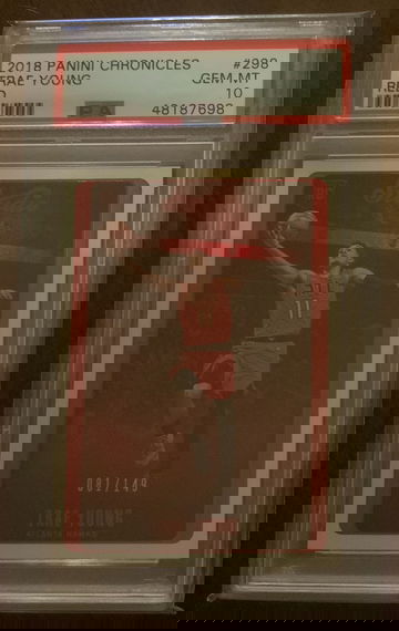 Trae Young 2018 Chronicles Studio RED 81/149 RC PSA 10 Hawks