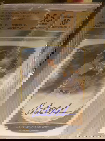 2013 Bowman Chrome Draft Pick Autographs Austin Meadows BGS 9.5 10 Auto