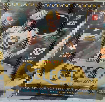 2020 panin select football mega box red prizm die cuts