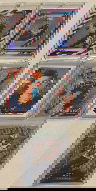 2024 Drake Maye 5 Card Rookie Lot