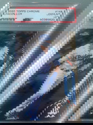 Gavin Lux topps chrome rookie psa 10 gem!