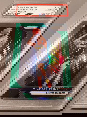 2018 Panini Prizm Michael Porter JR PSA 10 Green Prizm #32