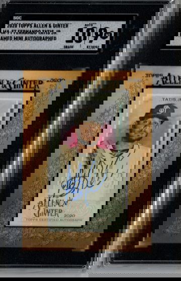 2020 Topps A & G Fernando Tatis Jr. AUTO SGC 9