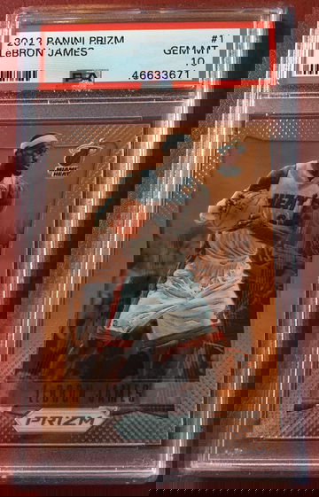 Lebron James Prizm PSA 10