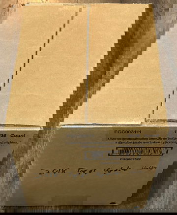 2018 Topps Update Baseball Hobby Box Factory Sealed 12 Box Case