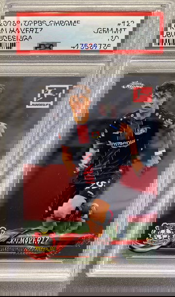 KAI HAVERTZ 2018 TOPPS CHROME ROOKIE PSA 10 GEM MINT 