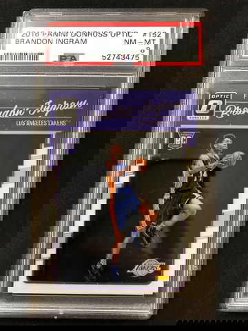 2016 Panini Donruss Optic - Brandon Ingram - Rated Rookie Base PSA 8