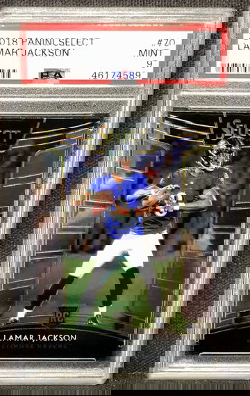 2018 Select Lamar Jackson Concourse RC PSA 9