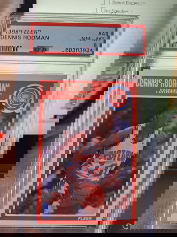 1989 fleer Dennis Rodman 