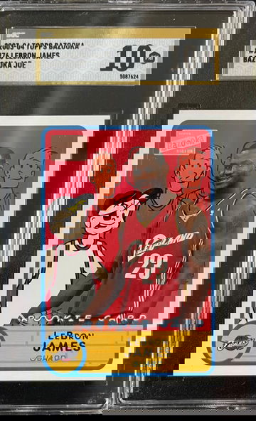 2003 Bazooka #276 LeBron James ROOKIE RC SGC 10 PRISTINE GOLD LABEL