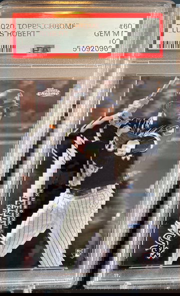 Luis Robert 2020 Topps Chrome Rookie RC PSA 10
