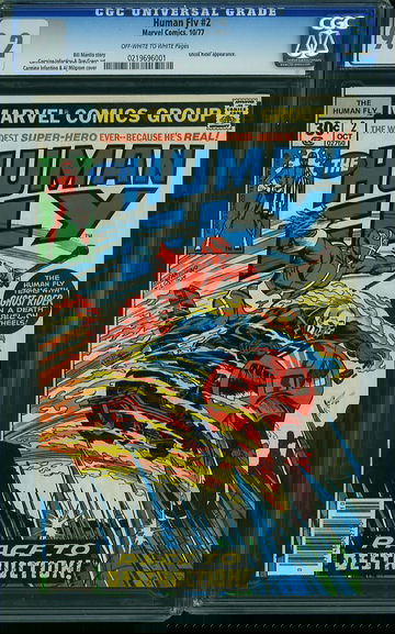 HUMAN FLY #2, CGC 9.2 NM-