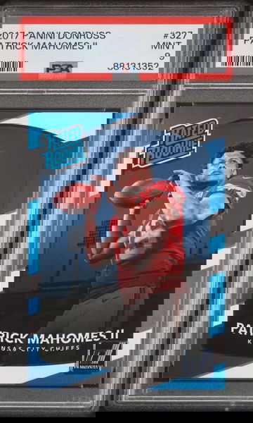 2017 Donruss Football Patrick Mahomes II ROOKIE #327 PSA 9 MINT