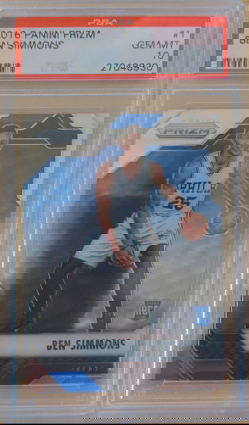 2016 Prizm ben simmons psa 10