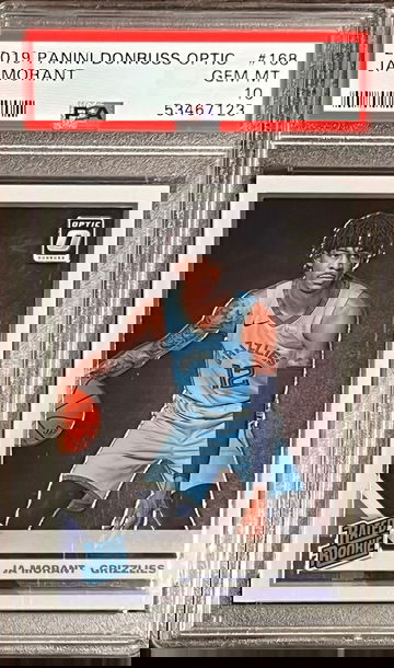 2019 Panini Donruss Optic Ja Morant RC #168 PSA 10