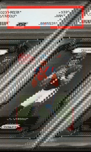 2023 CJ Stroud Prizm 339 Rookie RC PSA 9 