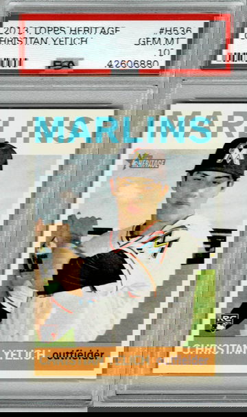 2013 Topps Heritage High Christian Yelich RC