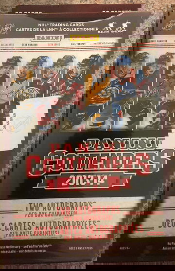 2013-14 Panini Contenders Hanger Pack. 2 Autos! Nathan Mackinnon?!!