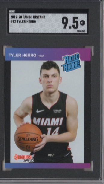 2019-20 Panini Instant Tyler Herro SGC 9.5