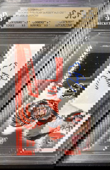 JOE BURROW 2020 Donruss Rookie Phenoms Auto Patch RPA #/99 BGS 9.5 GEM MINT (POP 2!)