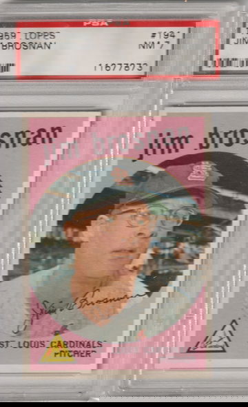 1959 Topps #194 Jim Brosnan, PSA 7 (Near Mint)