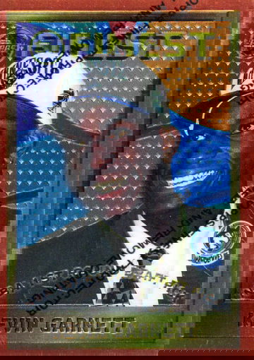 1995-96 TOPPS FINEST ROOKIE KEVIN GARNETT # 115 HOF