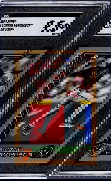 2025 Topps #65 Gunnar Henderson Gold /2025 SGC 9.5