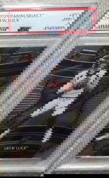 2019 drew lock select rookie psa mint 9