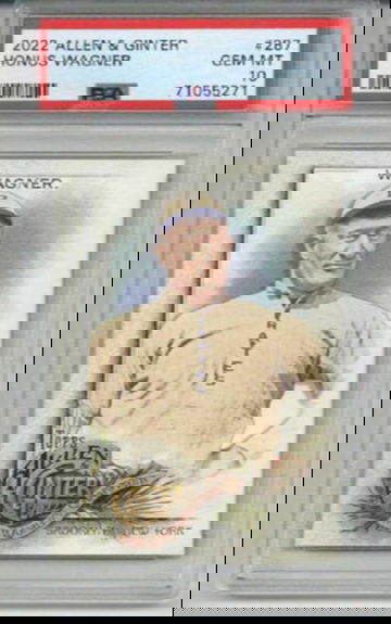 2022 TOPPS ALLEN & GINTER HONUS WAGNER CARD PITTSBURGH PIRATES PSA 10 LOW POP