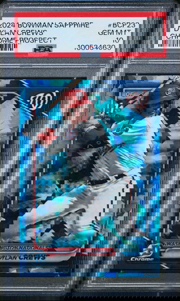 2024 Bowman Sapphire Dylan Crews Chrome Prospect #BCP23