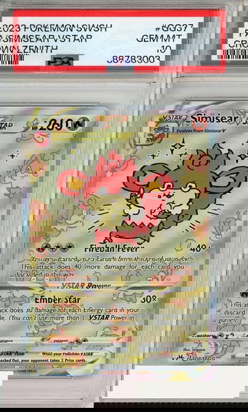 2023 POKEMON SWSH CROWN ZENITH FA HSN ZOROARK VSTAR #GG56 PSA 10