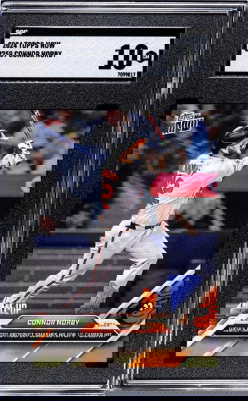 2024 TOPPS CONNOR NORBY NOW #259 rookie RC limited /2284 SGC 10