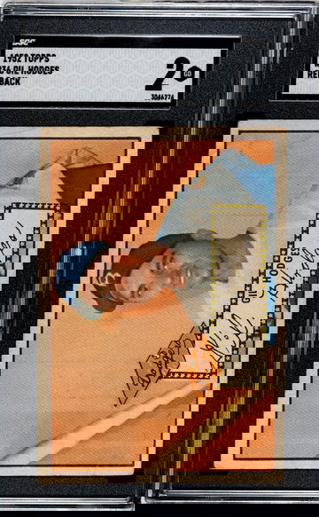 1952 Topps Gil Hodges #36 SGC 2 GD NICE CENTERING!