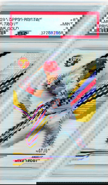 2024 Topps Pristine #8 Mike Trout Pristine Gold PSA 9 MINT!