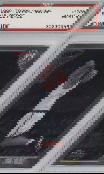 Paul Pierce Topps Chrome PSA 9 #135