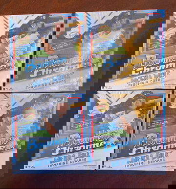 Lot of 4 - Bowman 2021 Chrome Mega Boxes