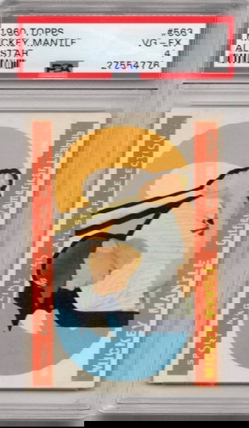 1960 MICKEY MANTLE TOPPS ALL STAR PSA 4